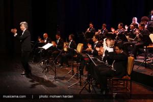 گزارش تصویری از اجرای ارکستر بادی تهران - 2