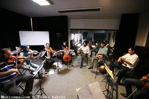 گزارش تصویری از تمرین علی قمصری و گروهش برای کنسرت گفت و گو