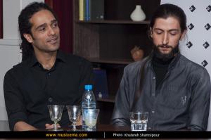 نشسن خبری گروه «نقطه‌دار» به خوانندگی «علی شوکت» و تهیه‌کنندگی «بهاره رهنما»