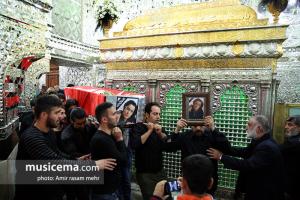 مراسم تشییع پیکر زنده یاد حامد هاکان - 14 مهر 1396