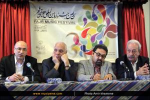 نشست خبری سی‌امین جشنواره موسیقی فجر - بهمن 1393