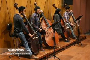تمرین ارکستر ملی ایران به رهبری فریدون شهبازیان - آذر 1395
